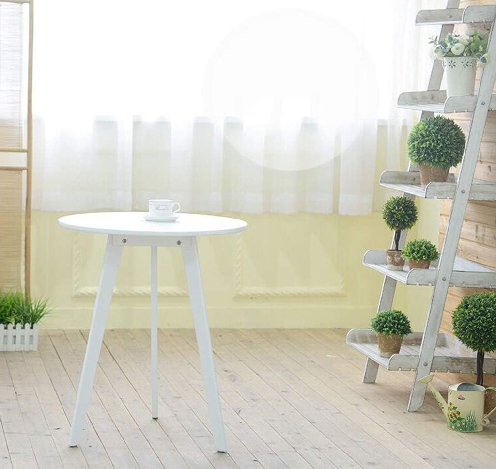 Bedside Cabinets Small Family Tea Table, Wooden Japanese-Style Small Round Table Household Outdoor Balcony Retro Coffee Table Small and Light Side Desk (Color : C, Size : 40 * 46CM