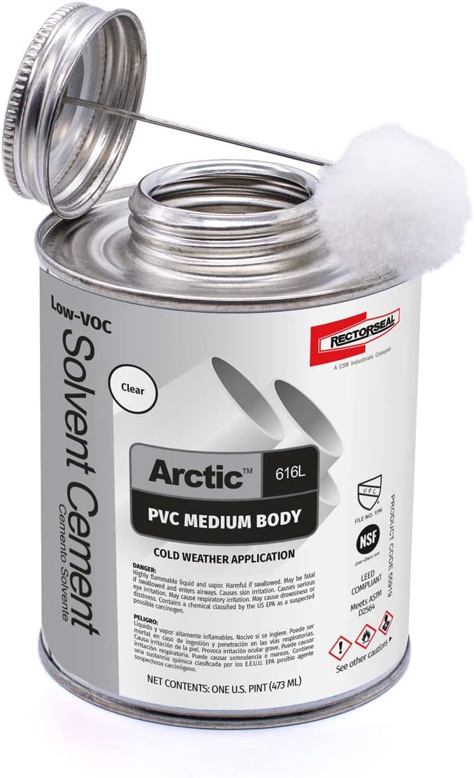 RectorSeal Arctic 616L Cemento Solvente PVC 1 Pinta miniatura 2
