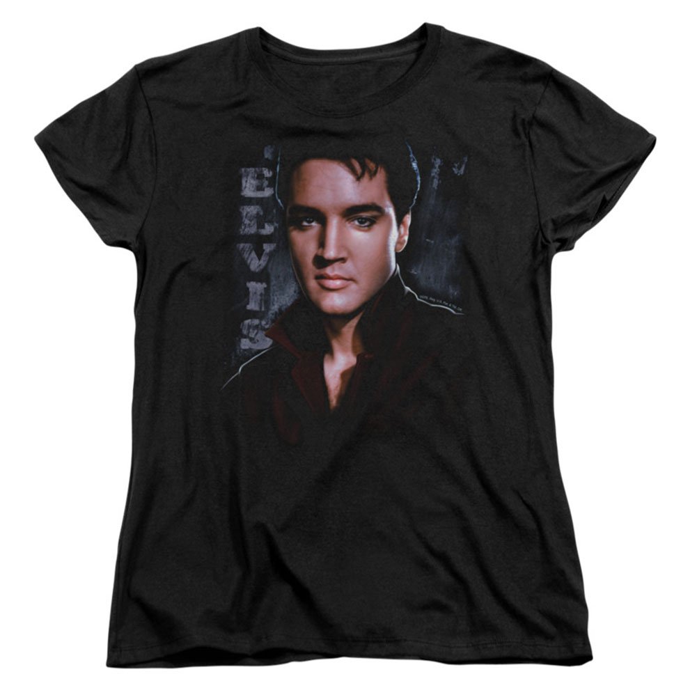 Elvis Presley Tough Womens Short Sleeve Shirt