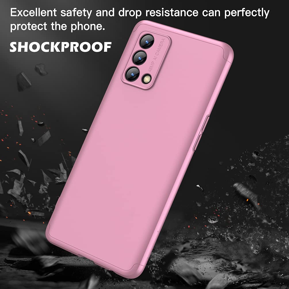 DOINK Cover Custodia per Oppo A74 (4G Version), Case Armor PC+TPU