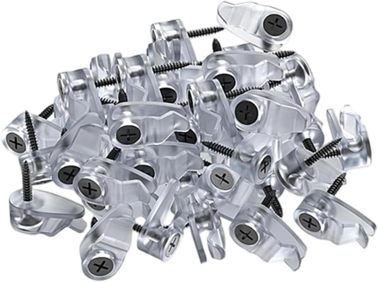 50 Pieces Curved Hook for Quick Setups in Parties Decorations Gardening Easy to Use Secure Hook