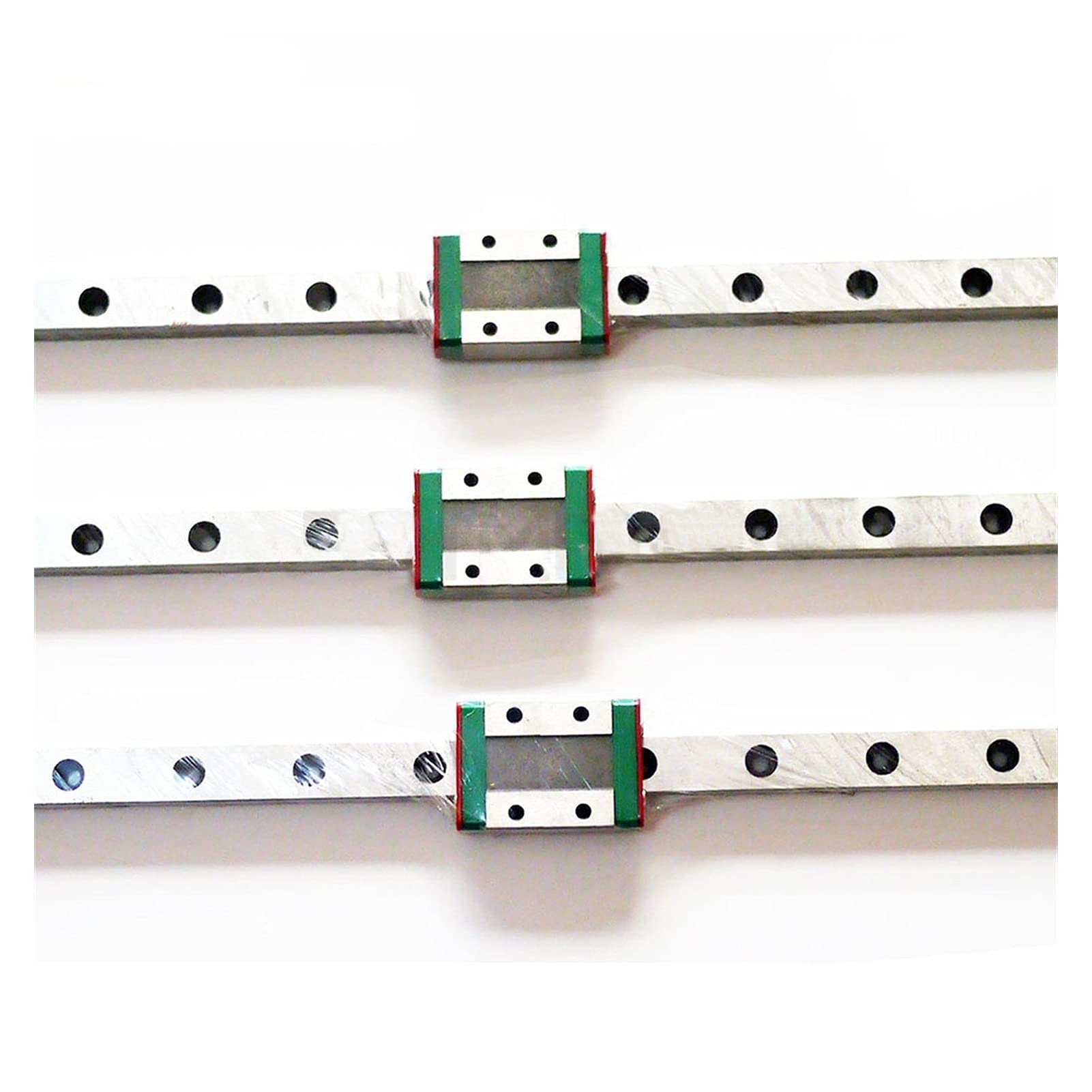 DOLUNTO Linear Motion Guides MR9 Miniatur-Linearschiene MGN9 Linearführung + MGN9H Linearblöcke Schlitten (Führungslänge: 250 mm)