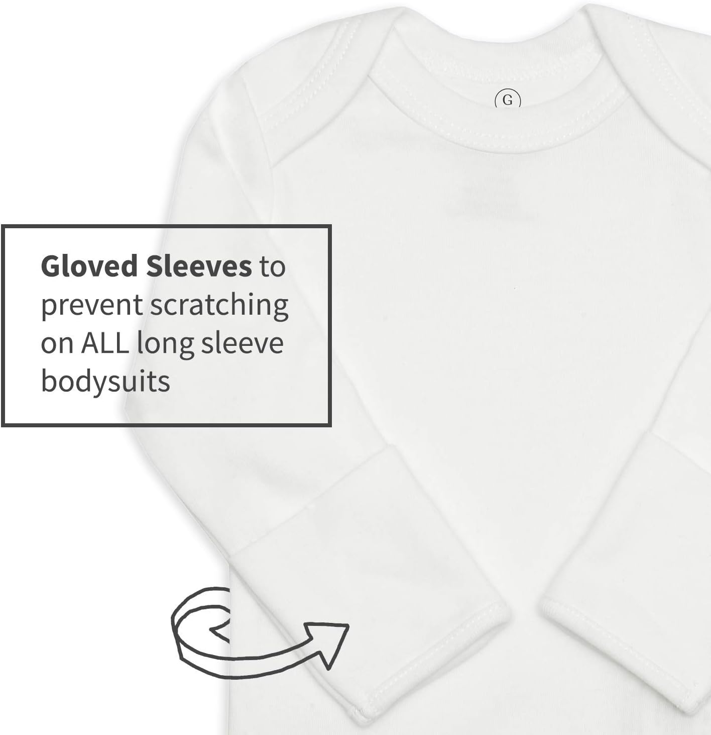 Baby Classic Bodysuit Set, 100% Cotton Boy Girl Unisex Onesie, 4 Pack - Image 4