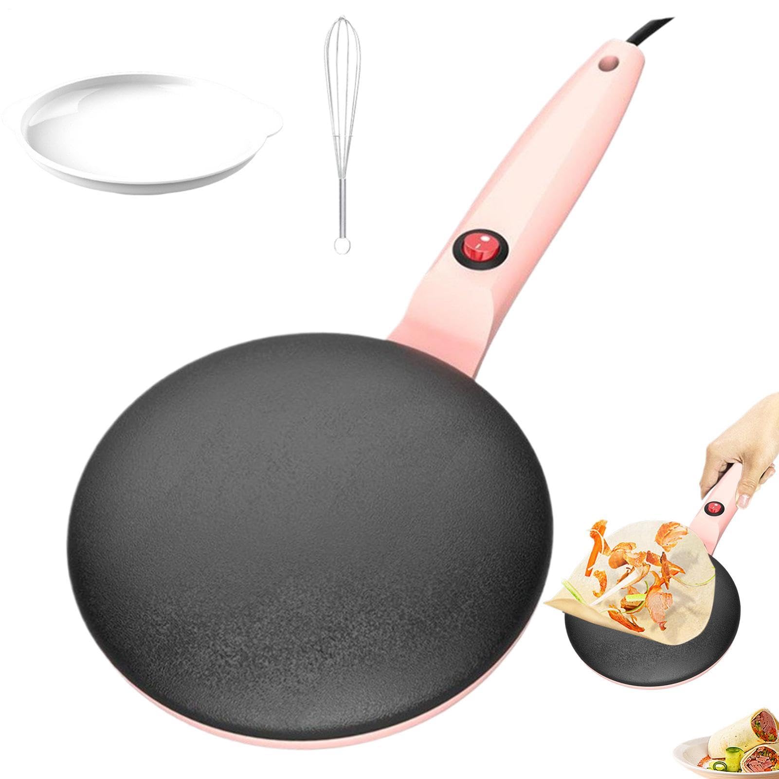 Crepera, Sartén para crepes Control automático de temperatura antiadherente