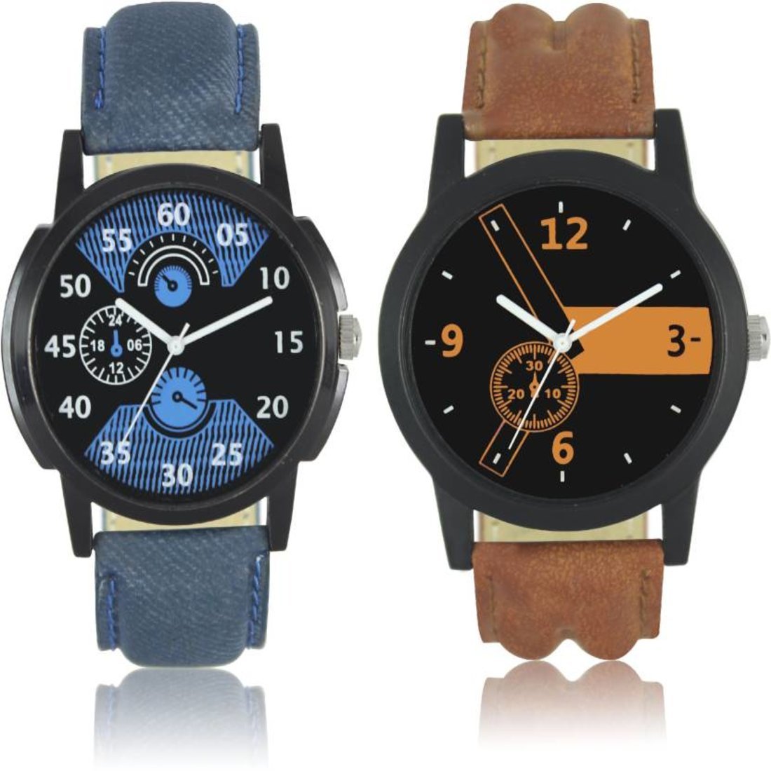 The Shopoholic Latest Analog Black Dial with Leather Belt Combo Watches for Men-Watches for Boys (B077YKFRQ6) Amazon Price History, Amazon Price Tracker