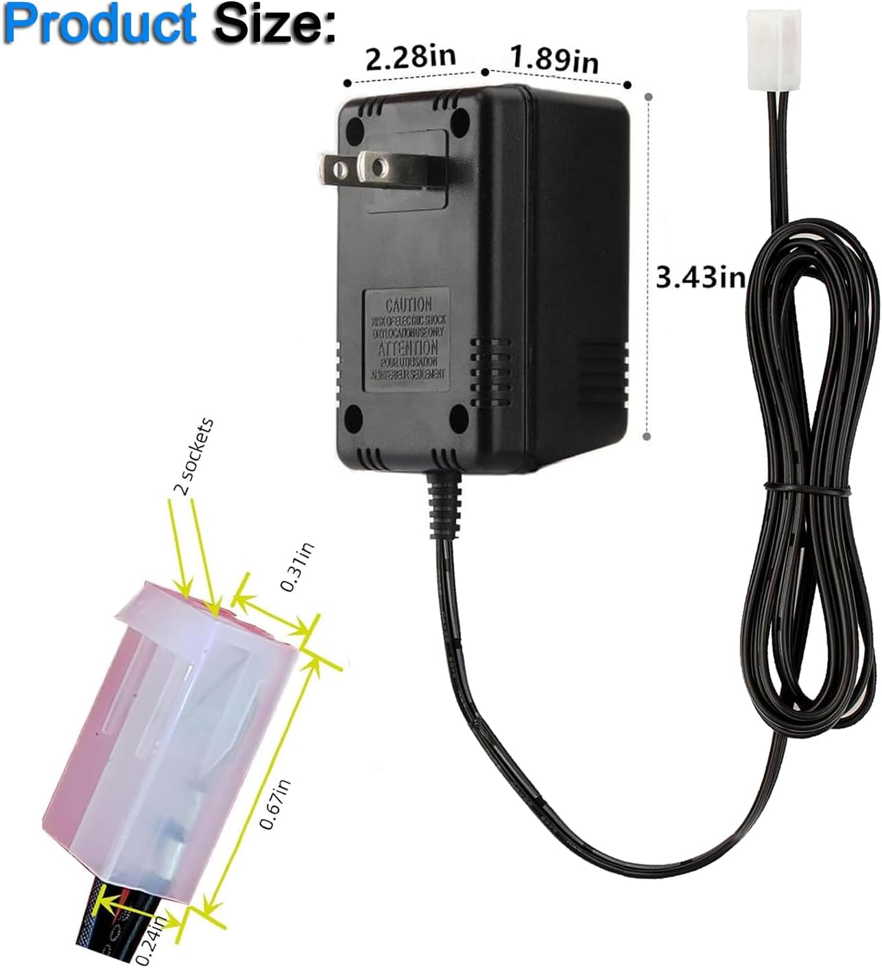 HUZUM 24V AC Adapter Compatible with Orbit Sprinkler System 57040 57096 Watermaster Indoor Irrigation Timers Power Supply Cord, 24V Transformer Replacement for Rain Bird UT1 SST Series