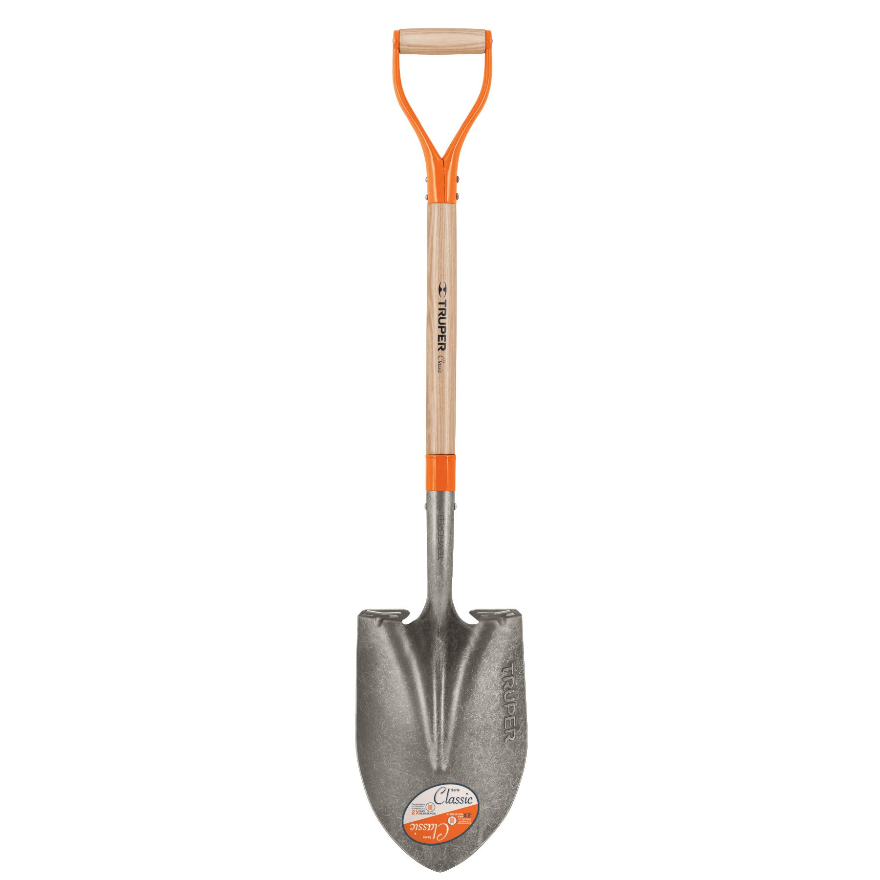 TRUPER PRY D-Handle Round Point Shovels Classic 41