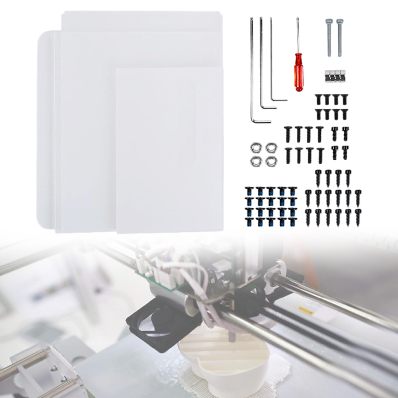 Pacchetto Custodia per Stampante 3D con riduzione del Rumore | Copertura con ritenzione del calore e smorzamento del rumore qualità stampa costante e