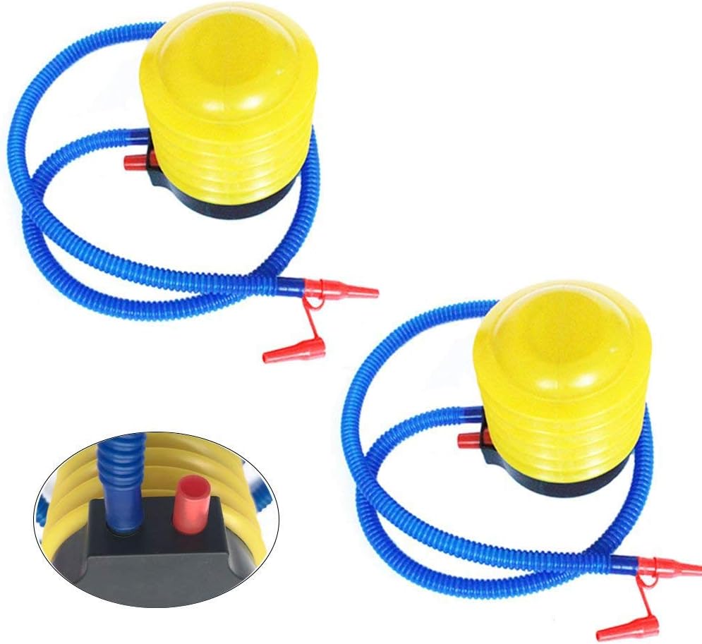 PERTTY 2Pcs Air Balloon Pump Foot Balloon Pump Plastic Bellows Foot Pump for Party Festivals Birthday Balloon Inflation