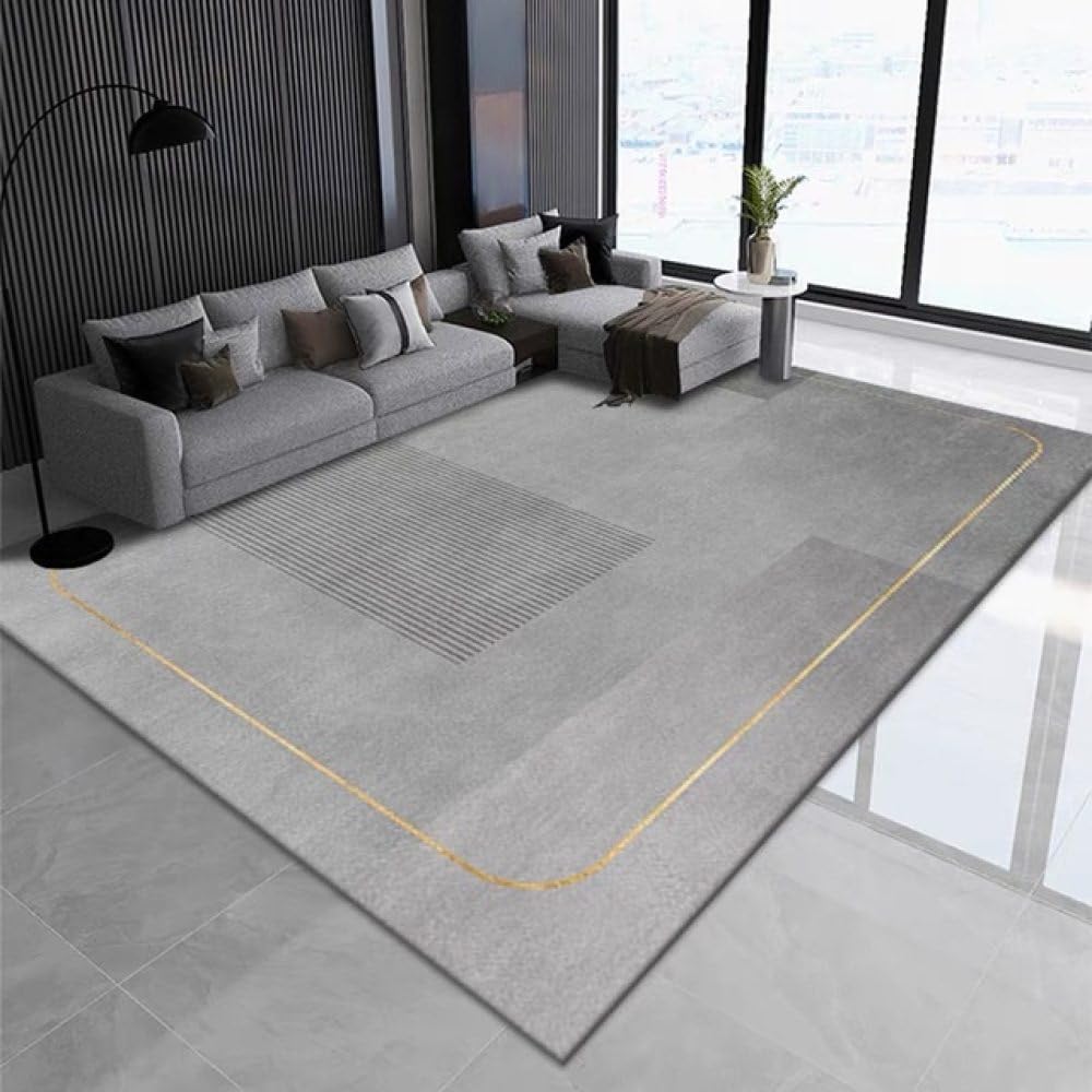 Tapis de salon en velours cristal 120x160 cm de haute qualité pour chambre