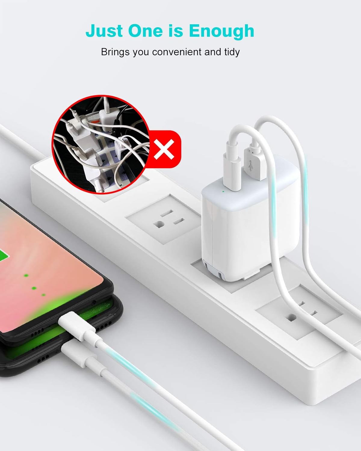 Limited 32W 2 Port with 20W USB C Fast Charger Compatible with iPad Pro 12.9 Gen 5/4/3 2021/2020/2018, Pro 11 Gen 3/2/1, New Mini 6, Air 4, Pixel 5 4 3 2 XL 3/4A 2/3/4XL，6.6ft 3A USB C to C Cord