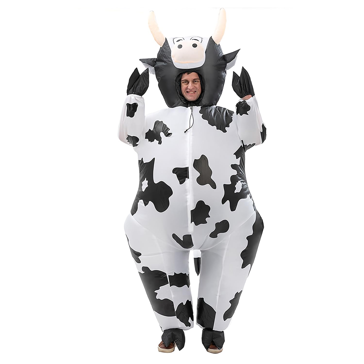 XAMOFAN Costume da Mucca di Maiale Gonfiabile Costume Costume gonfiabile Cosplay Halloween Roleplay Party Holiday per Adulti