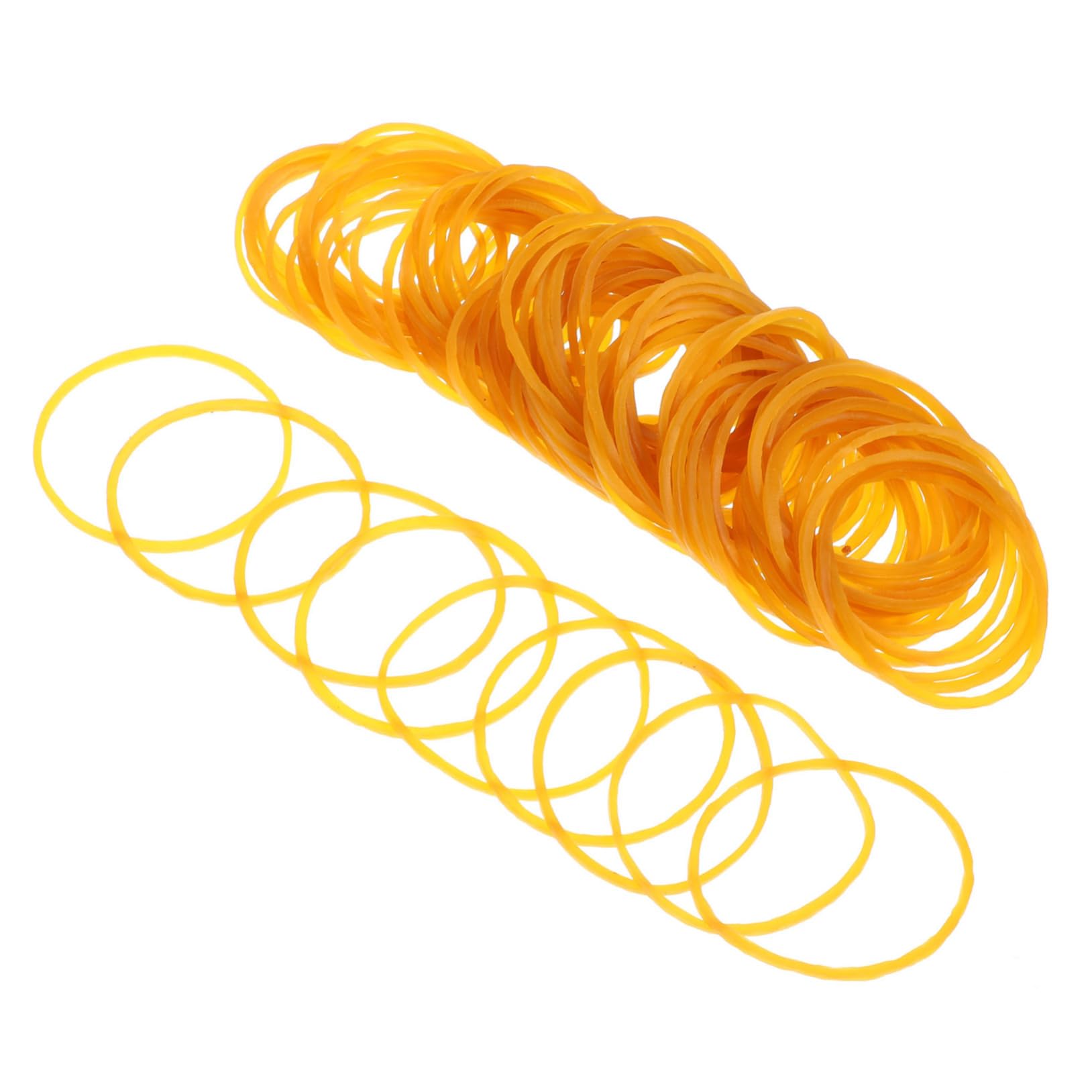 Angoily 4000 Pezzi Elastici Spessi e Resistenti in Gomma Giallo Bande Elastiche per e Impieghi Gravosi Elastici Riutilizzabili per Organizzazione Documenti e