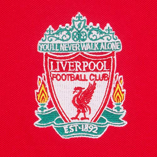 Liverpool Football Club Official Soccer Gift Boys Crest Polo Shirt2