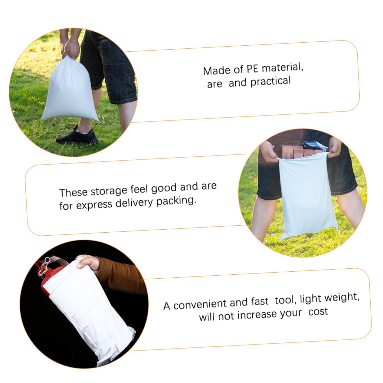 MAGICLULU 100pezzi Buste Per Spedizione Plastica Buste Impermeabili e Resistenti Per Traslochi e Spedizioni Sicure Materiale Pe Leggero e Autoadesivo