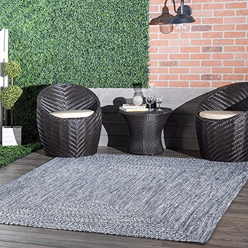 Image of Home Handwoven Cotton Rectangular (4x6 feet Rectangular Carpet) Rug, Natural Fibres, Braided Reversible Carpet for Bedroom Living Room Dining Room (4x6 feet Rectangular Carpet)
