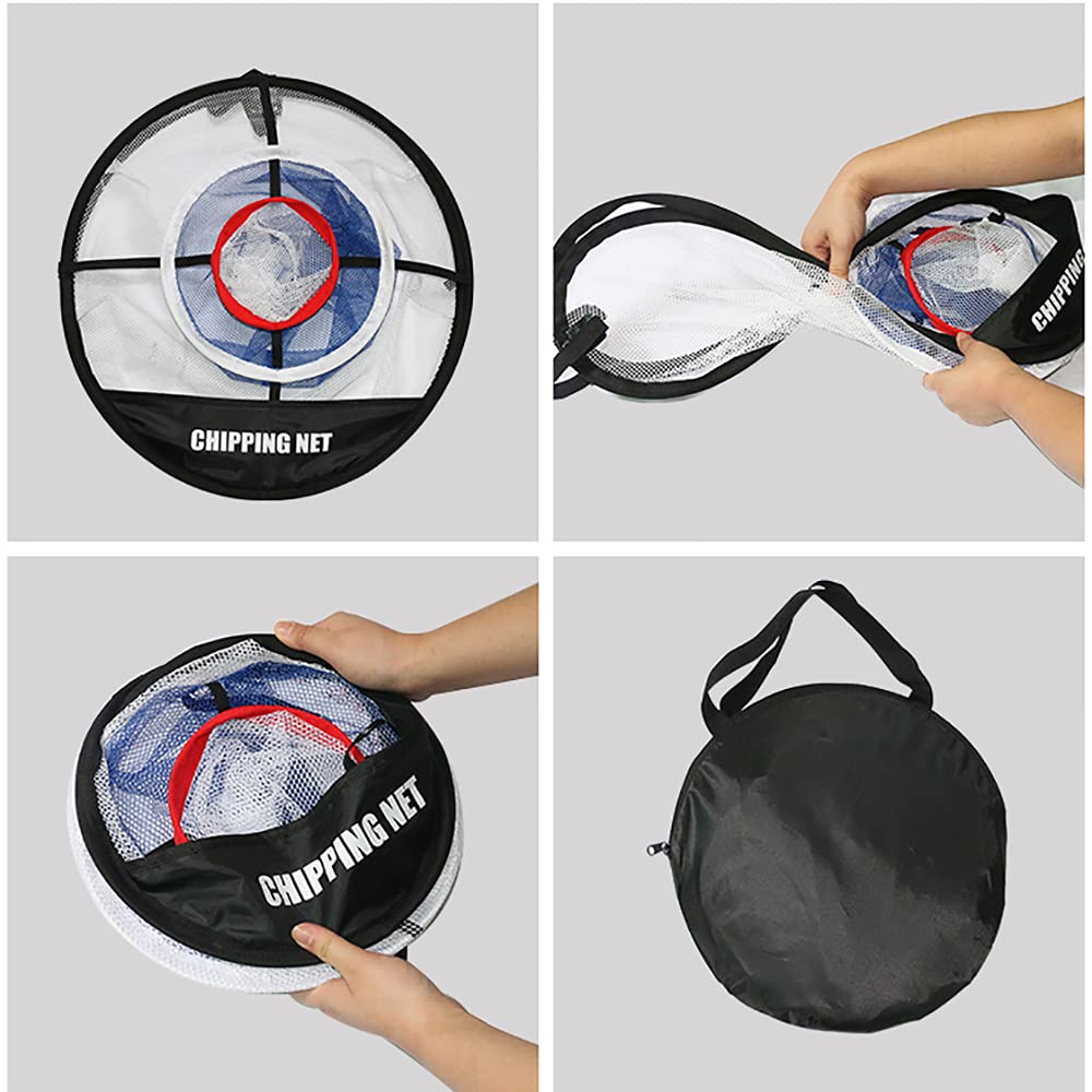 Red plegable portátil para jugar al golf, red de golf para practicar al aire libre, interior, patio trasero