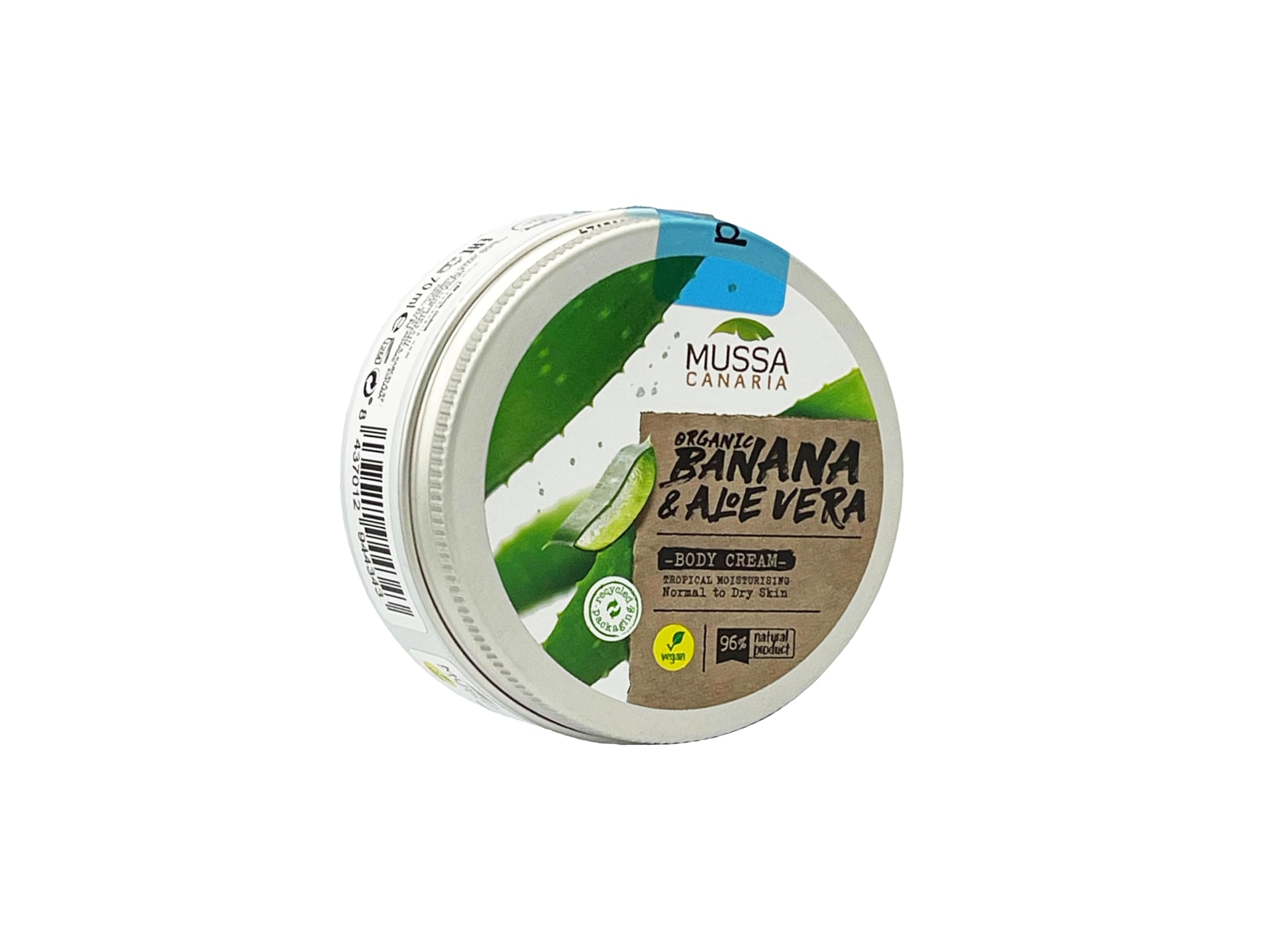 Mussa Canaria Travel Size Vegan Aloe Vera Body Cream - 70ml :  Amazon.com.be: Beauty