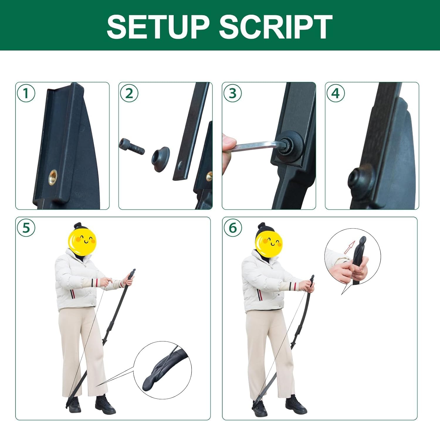 Tir à l'arc Takedown Arc Classique pour Adulte Débutant Droitier Long Arc Kit Plein air