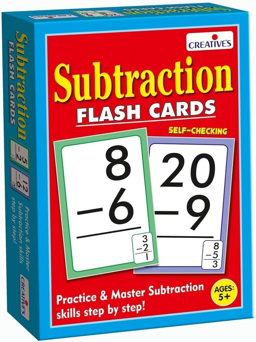Creative Educational Aids Pvt. Ltd. 0282 Subtraction - Flash Cards