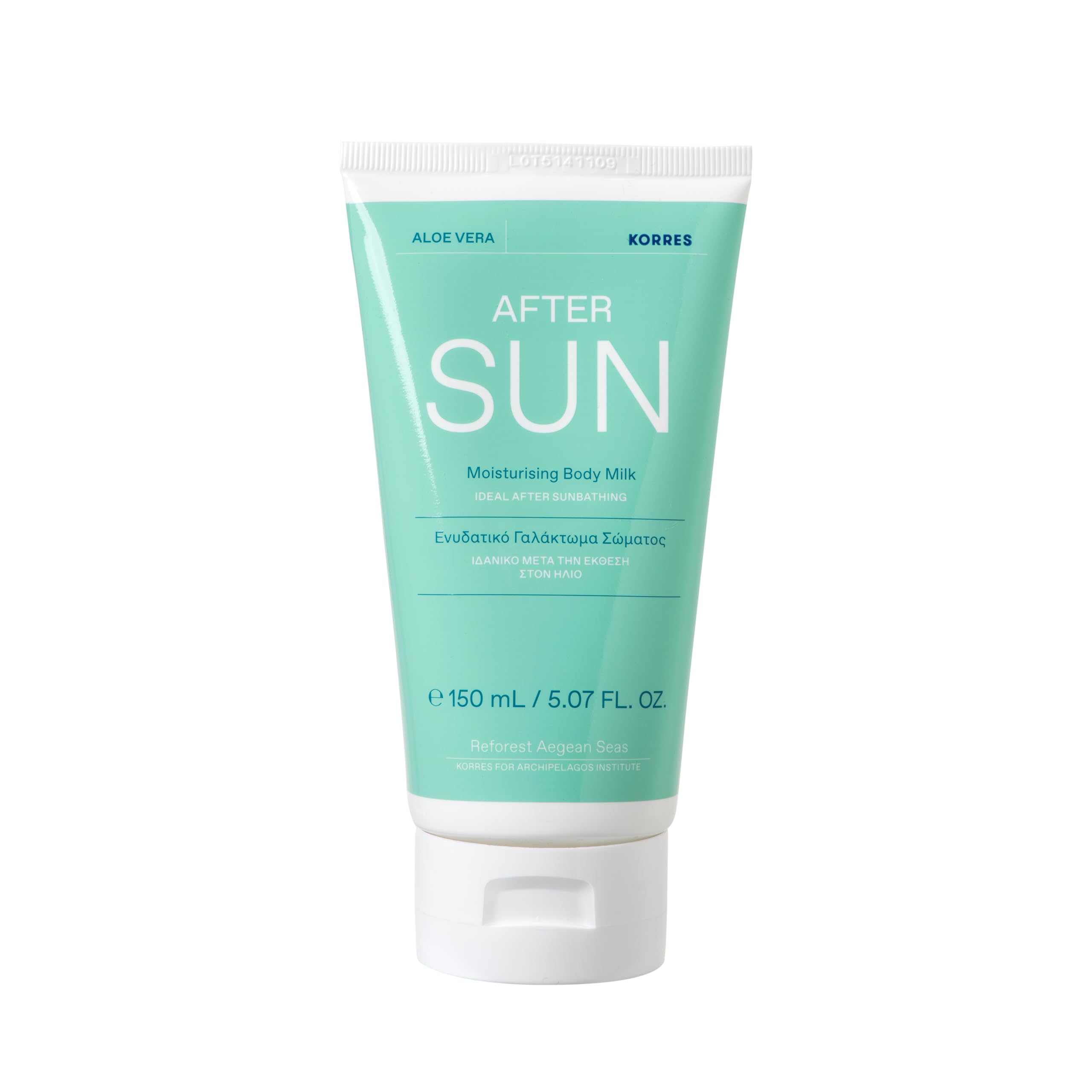 KORRES Aloe Vera nawilżające mleczko do ciała, pielęgnacja po opalaniu, do każdego rodzaju skóry, wegańska, 150 ml