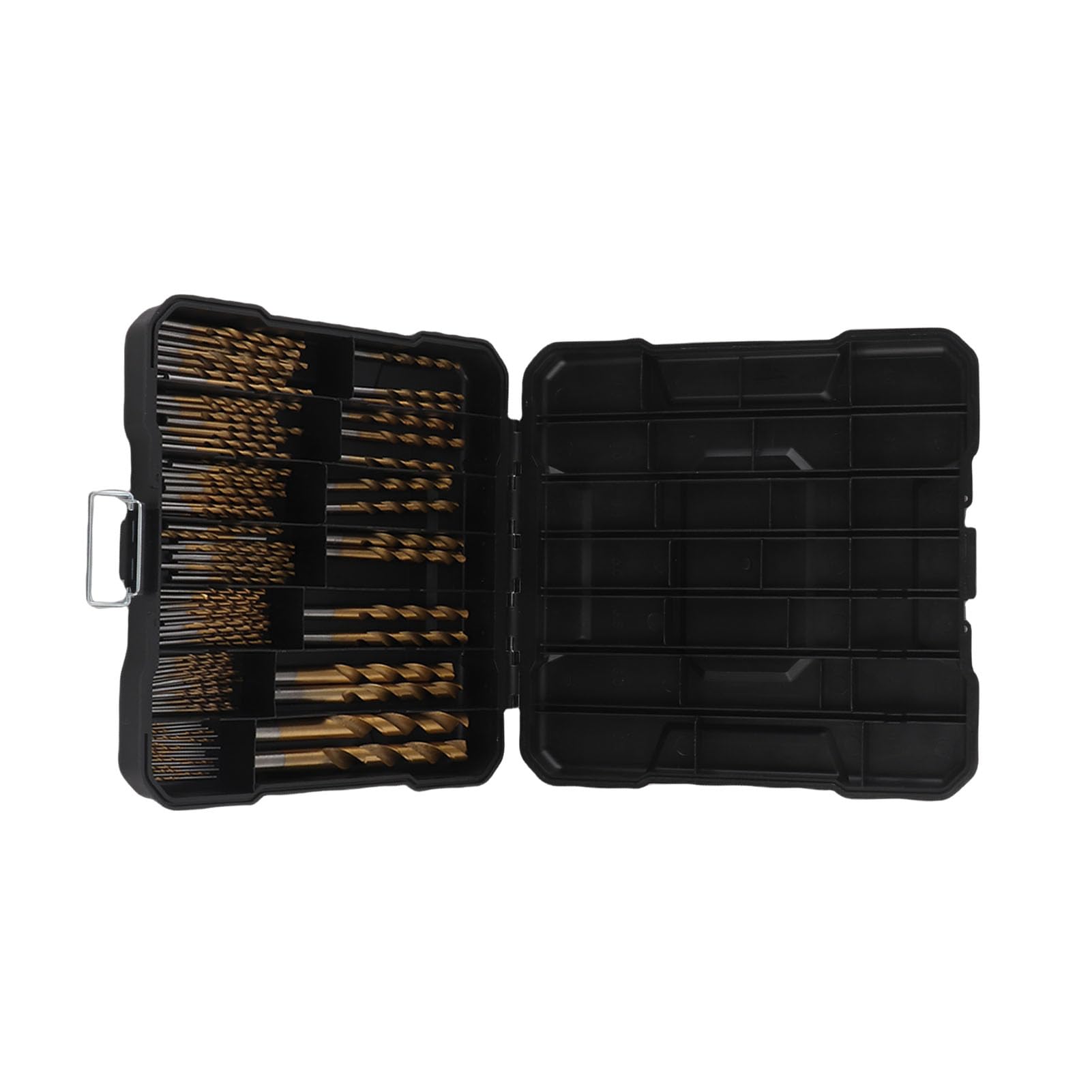 Juego de brocas helicoidales de 99 piezas, taladro manual eléctrico de acero de alta velocidad, broca de vástago redondo de 1,0 a 3,0 mm para metal, madera y plástico