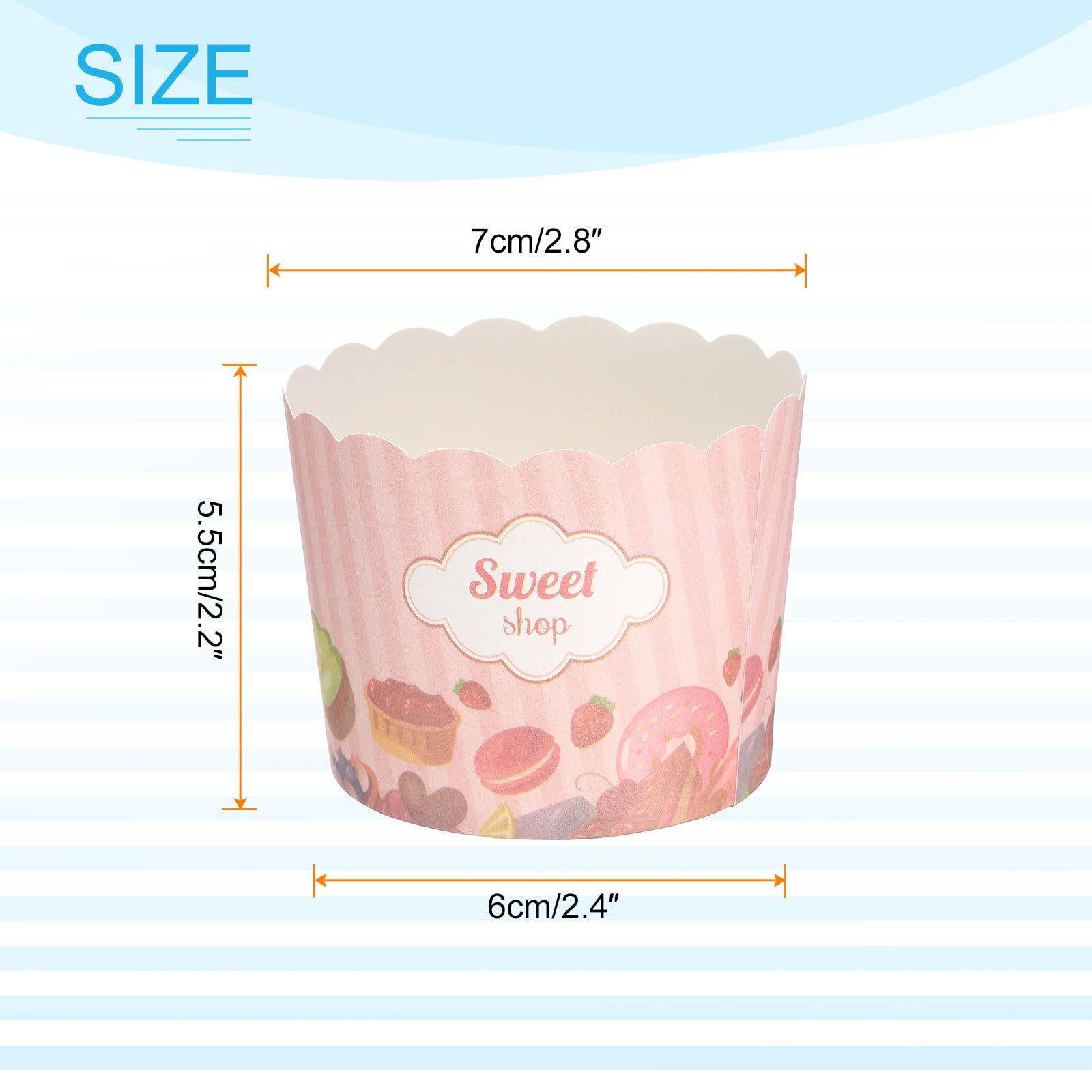 QUARKZMAN 150pz Pirottini da Forno in Carta 6oz Pirottini Rosa Dolce