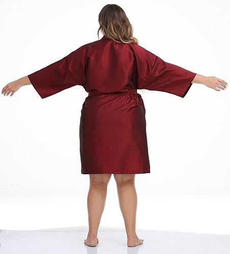 Miniatura 5 de PERFEHAIR Salon Client Gown Robes Cape, Hair Salon Smock for Clients- Kimono Style