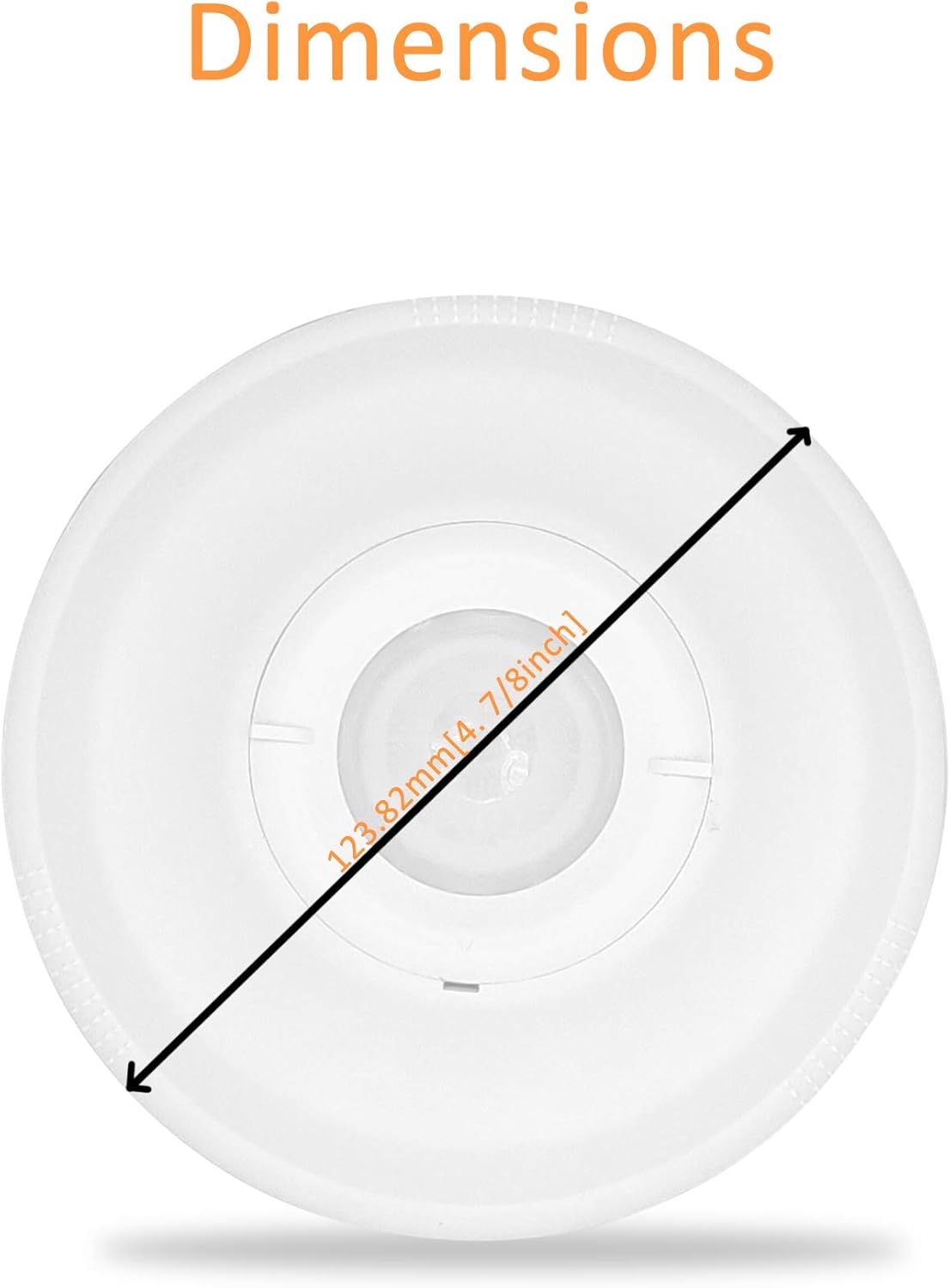 Ceiling Mounted PIR Occupancy Sensor Fan or Light Switch Replacement, 360 Degrees Coverage Range, Programmable Timer, Sensitivity and Light Level Sensing Adjustment, White
