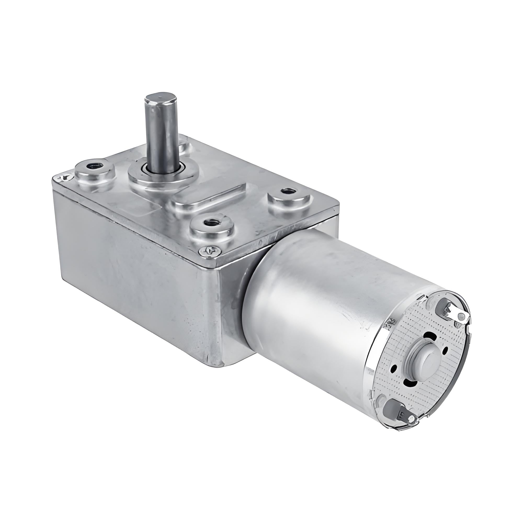 Getriebemotor DC 12V Schneckengetriebemotor mit Drehmoment CW/CCW Drehzahlminderungsmotor Wendbarer Getriebemotor Geschwindigkeitsreduzierung Elektromotor (62RPM)