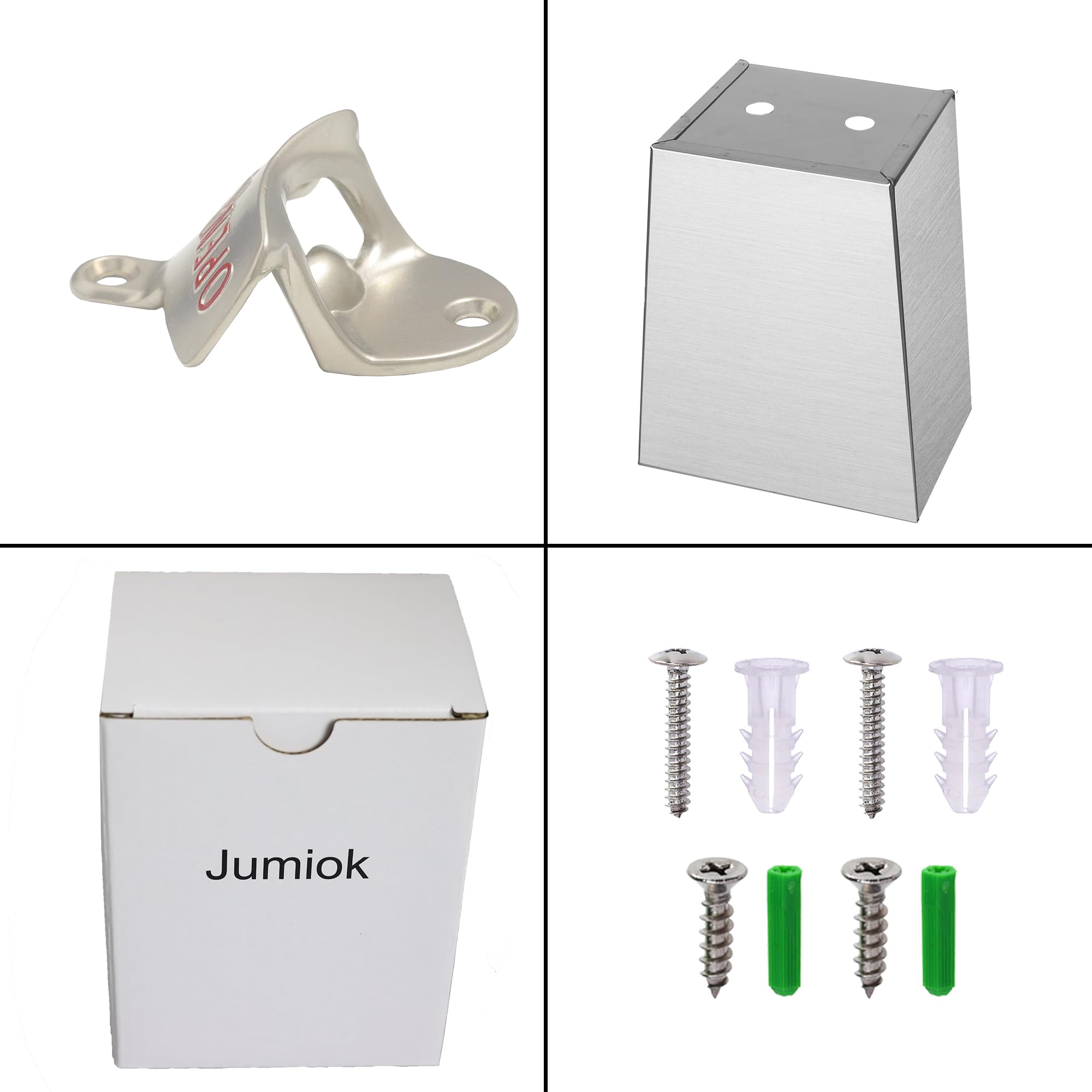 Amazon.co.jp: Jumiok アウトドア ステンレス ビール栓抜き 壁取り付け
