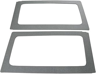 Design Engineering 050153 Boom Mat Grey Sound Deadening Side Window Trim Kit Compatible with 2-Door Jeep Wrangler (2011-2016)