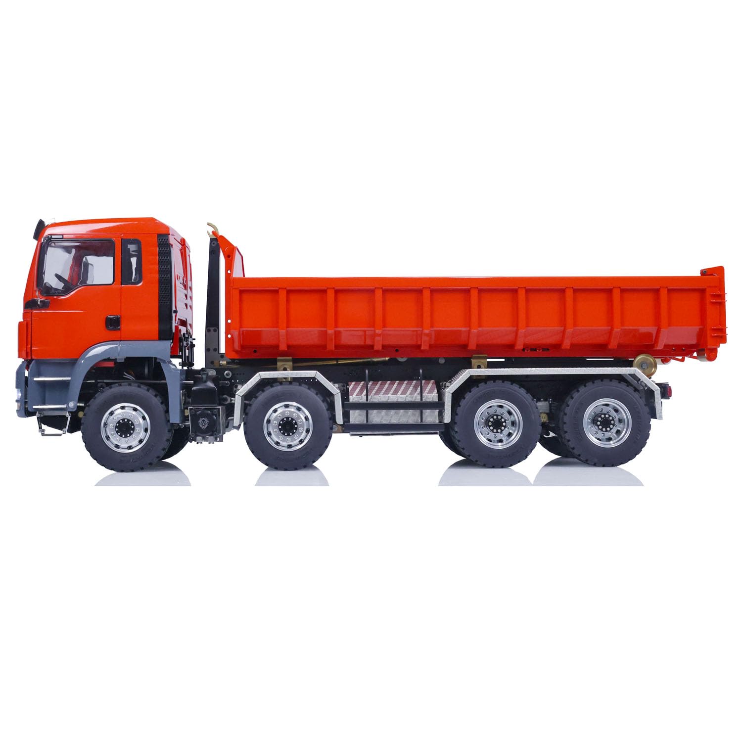 Amazon.com: wheelfun LESU RC Hydraulic Roll On/Off Tipper Dumper 