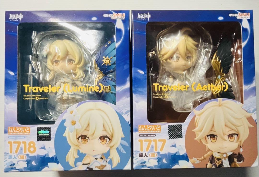 Amazon | 原神 ねんどろいど 旅人 蛍 空セット | アニメ・萌えグッズ 通販