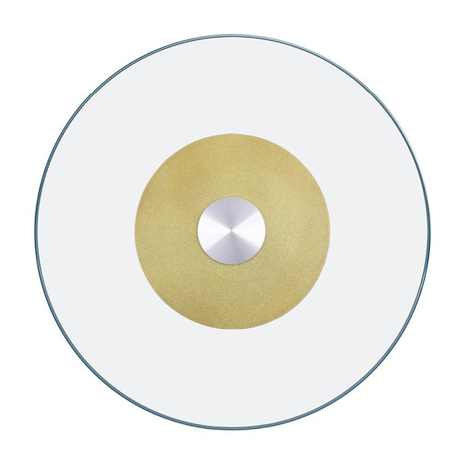 Plateau rotatif pour table conviviale, grand plateau tournant rond 90 cm