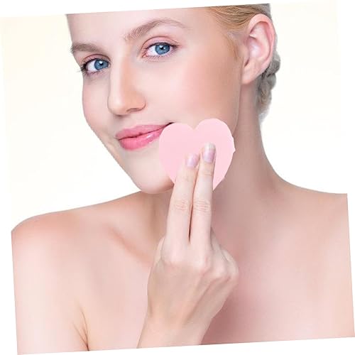 Miniatura 6 de Balacoo 6pcs Love Puff Makeup Puffs Powder Sponges Makeup Tools Loose Powder Puffs Makeup Sponges for Foundation Make up Puff Pink Flocking The Face