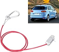 Vista 7 de Cable de seguridad de remolque de 3.3 pies, cable de seguridad de remolque resistente, cable de seguridad de remolque, cable de freno de remolque