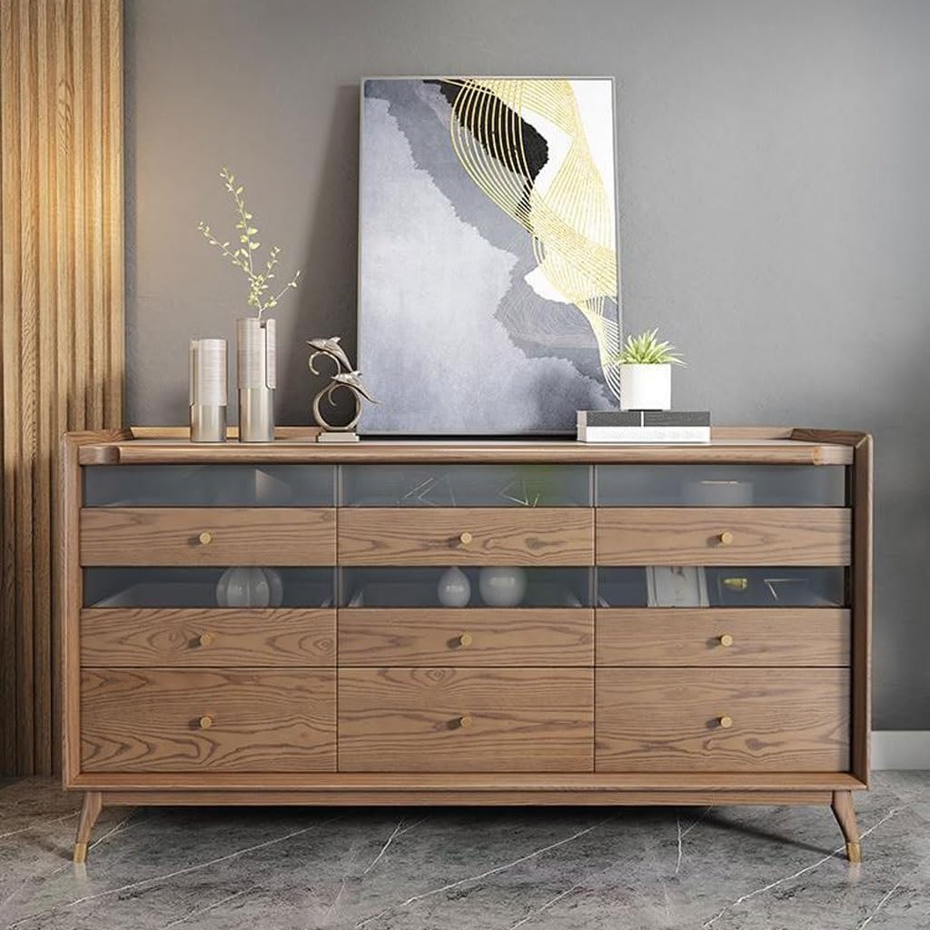 Buffet Cabinet Nordic Restaurant Sideboard Home Kitchen Tableware Storage Cabinet Wine Bedroom Bedside Buffet Cabinet with Storage
