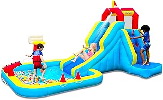 Blow Up Water Slide For Pool Picks collage image 3