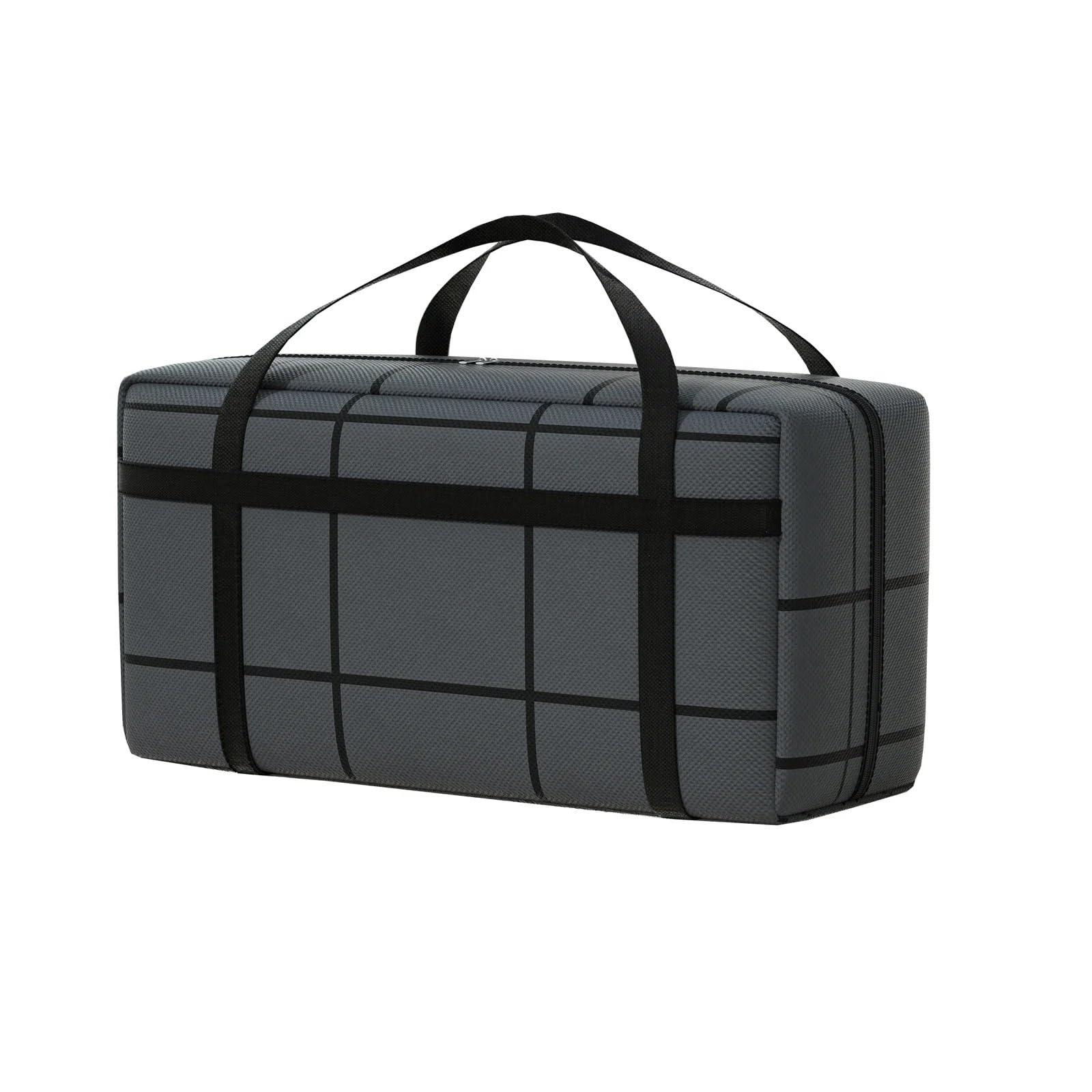 QMDSNFB Moving Bags Large Capacity And Super Load-bearing Black Composite Material Storage Bag, Dustproof And Moisture-proof With Zipper(180L)