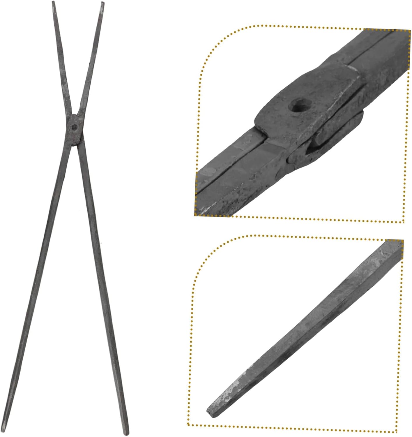 Heavy Duty Litter Picker Trash Pickup Tool Long Handle High Carbon Steel