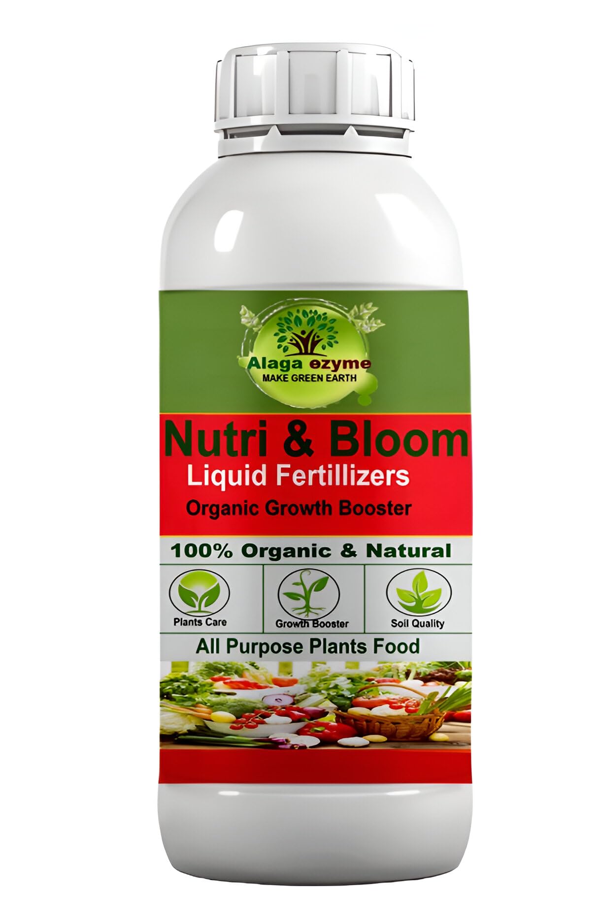 Alagaezyme Premium Plant Growth Booster – Boost Your Gardens Greenery Naturally! Balanced Macro & Micro Nutrients Organic Plant Food, Liquid Fertilizer For Potted Indoor & Outdoor plants (300 ml) (B0CTTTWYL8) Amazon Price History, Amazon Price Tracker