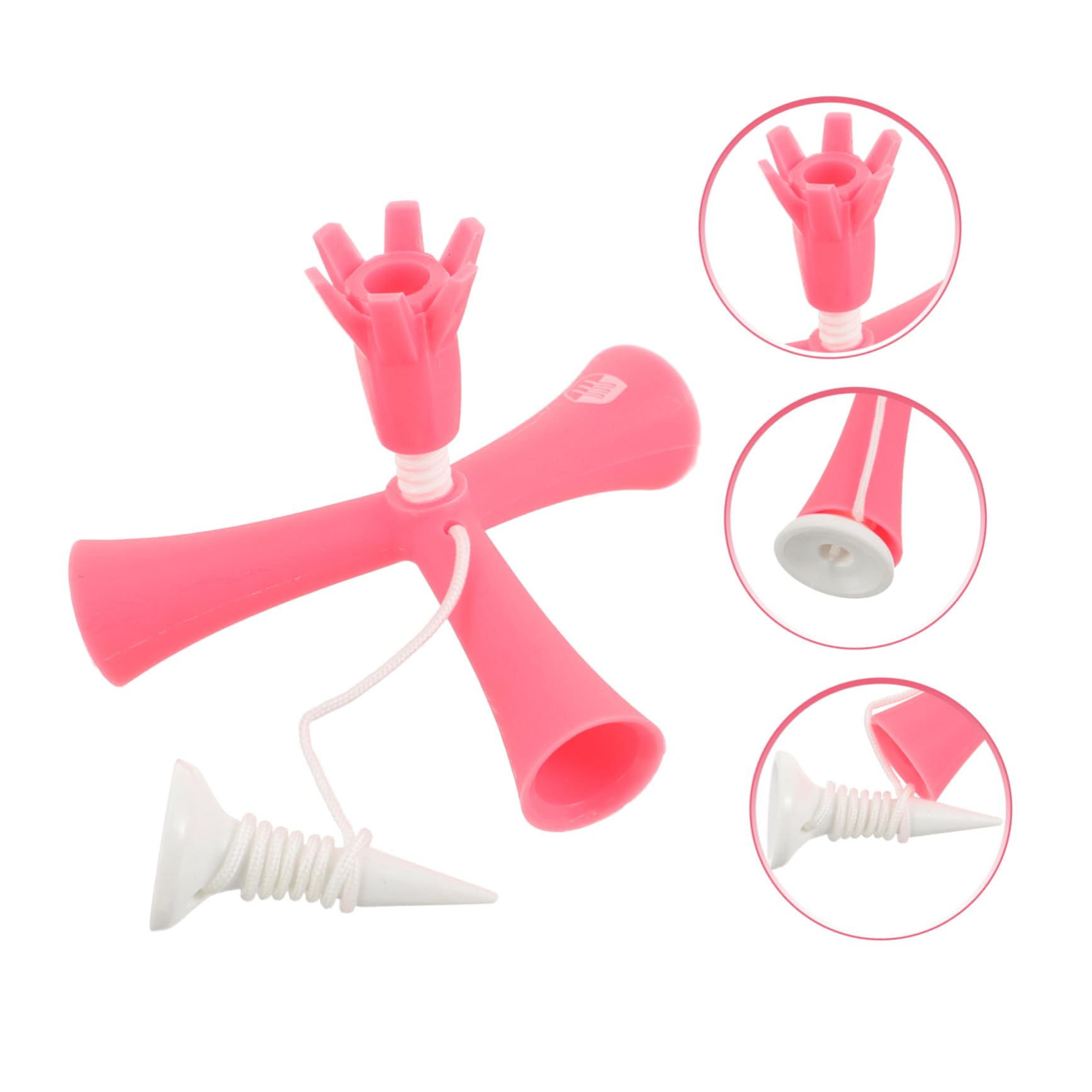 SUPVOX Tees De Golf Magnéticos con Bola Telescópica Ajustable Ayuda para El Entrenamiento De Golf Tees Pequeños Tees De Golf Divididos Magnéticos Accesorios De Golf tee De Golf