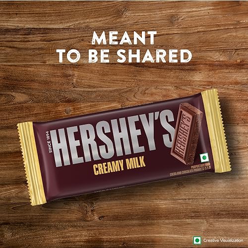 Image of HERSHEY'S Creamy Milk Bar | Delicious Chocolatey Delight |100Gram | Pack of 3