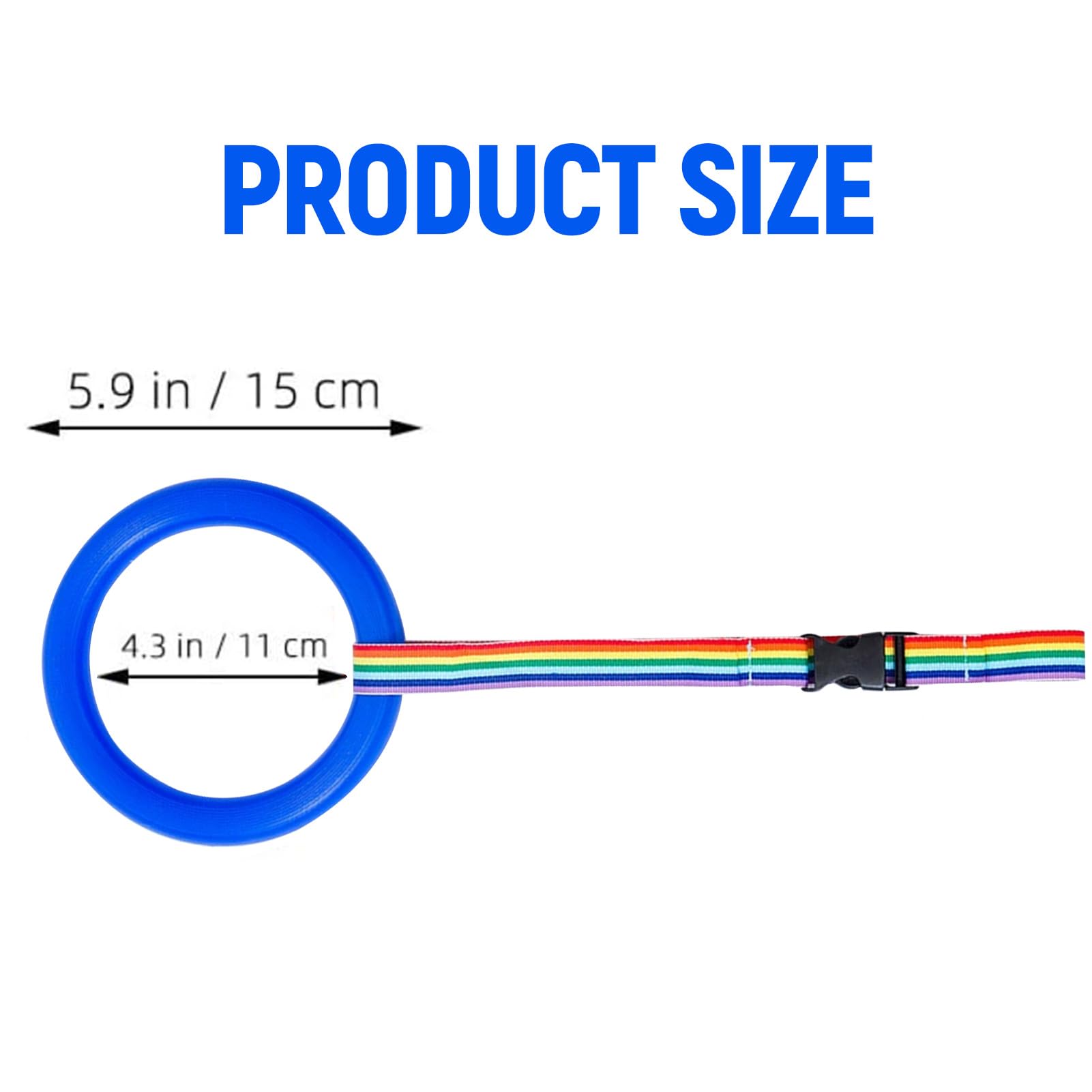 Child Safety Walking Rope with Handle, 6-Ring Boys and Leash for Daycare and Outdoor Play, Kindergarten Anti-Lost Traction Rope — view 7