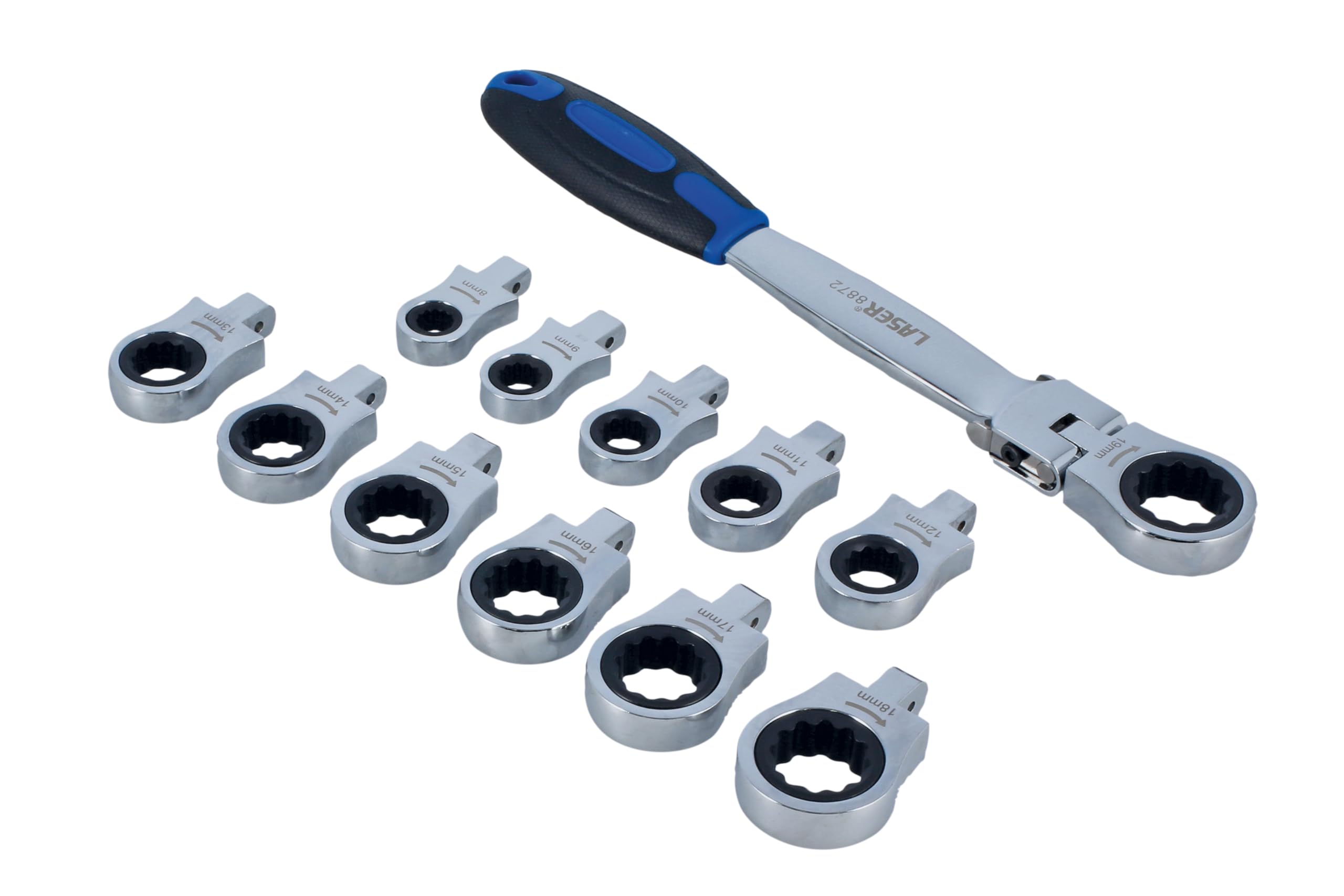 LASER TOOLS 8872 Juego de carracas reversibles