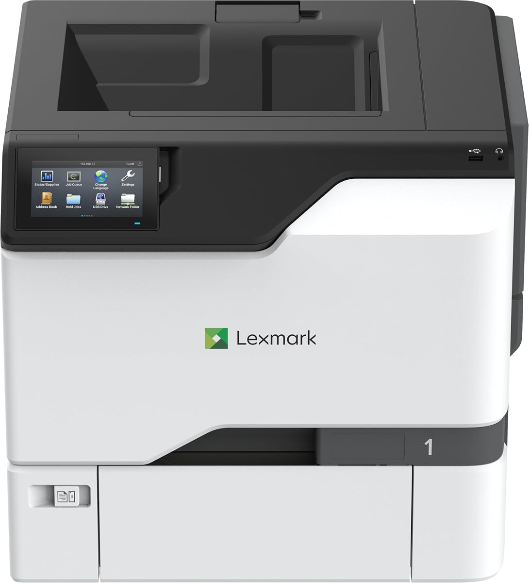 CS735de Color Laser Printer, Wireless connectivity, Intelligent Storage Drive Available, Ethernet, Energy Star, 4.3-inch Color Touch Screen and Print Resolution at 1200 x 1200 dpi.(47C9100)