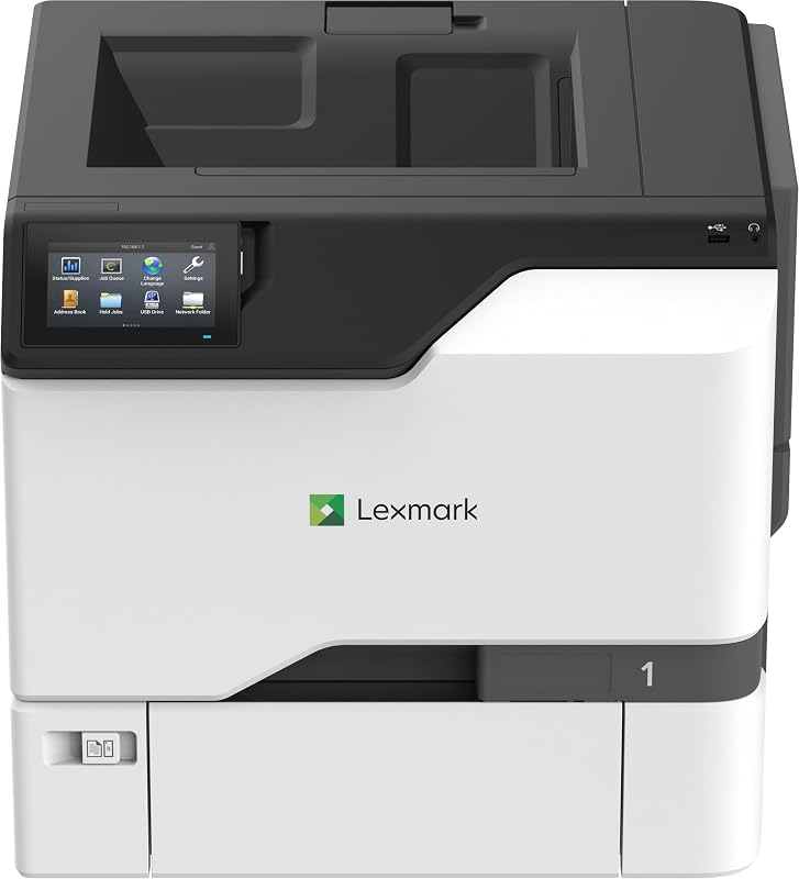 CS735de Color Laser Printer, Wireless connectivity, Intelligent Storage Drive Available, Ethernet, Energy Star, 4.3-inch Color Touch Screen and Print Resolution at 1200 x 1200 dpi.(47C9100)