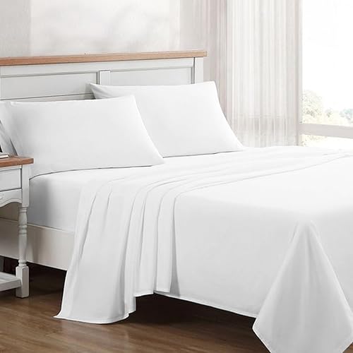 Marina Shades Juego de sábanas de 4 piezas de 1000 hilos, 100% algodón egipcio de 18 pulgadas de profundidad, sábanas suaves de lujo para hotel, disponible en Yaxa Peru