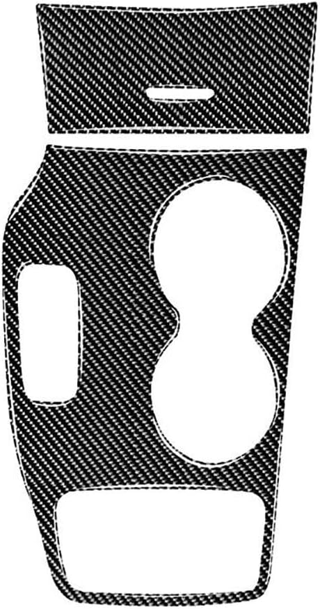 Carbon Fiber Console Gear Shift Panel Cover Trim Fit for Jeep Grand Cherokee 2014-2015